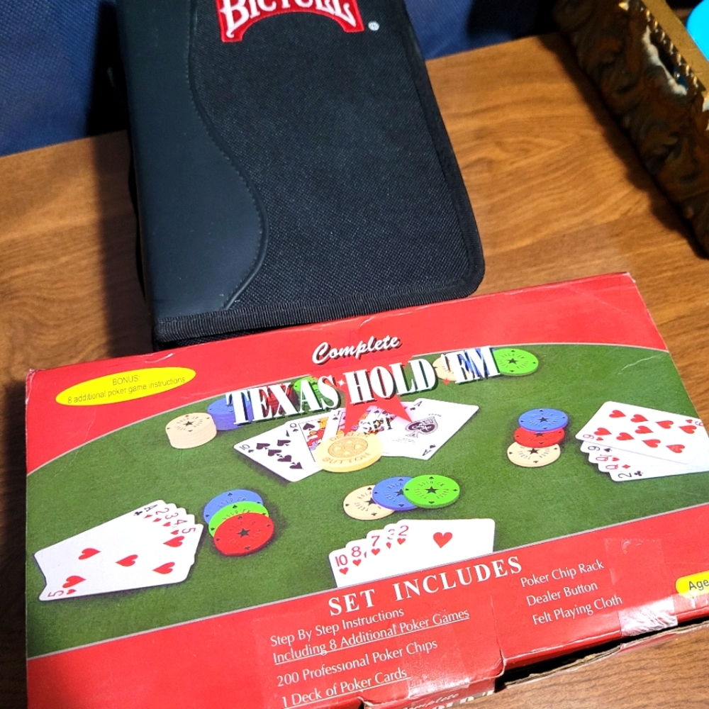 Bicycle Poker chips and Texas Hold'em chips